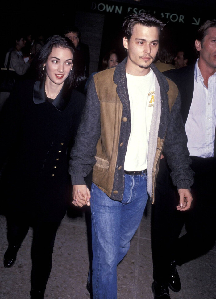 winona ryder & johnny depp