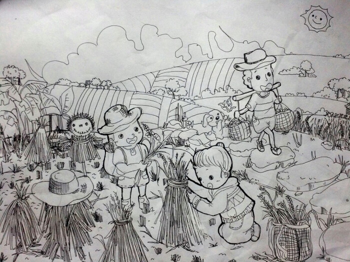 情景画.