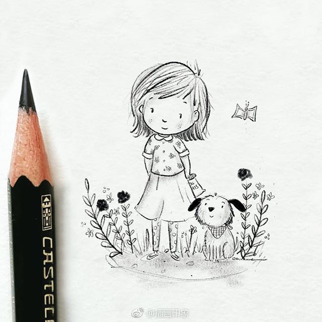可爱~ 【插画师:alexandra macvean】 (转)via @ins插画