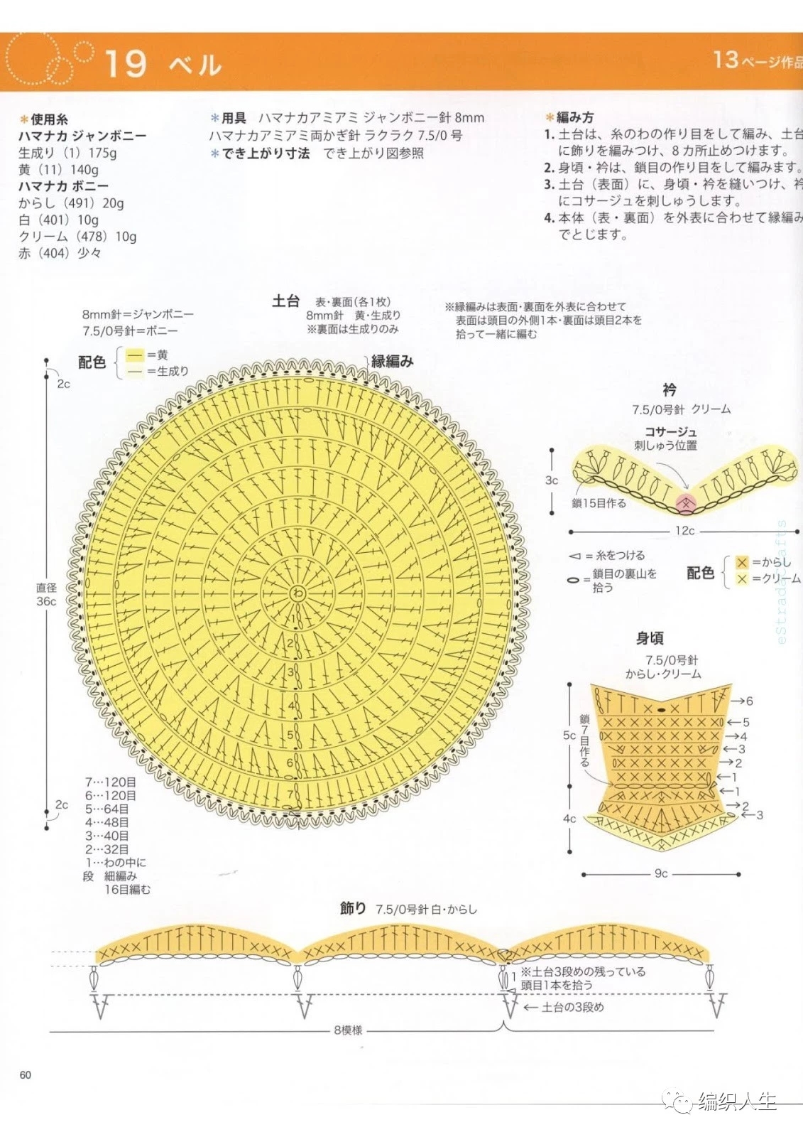 钩织可爱的公主裙