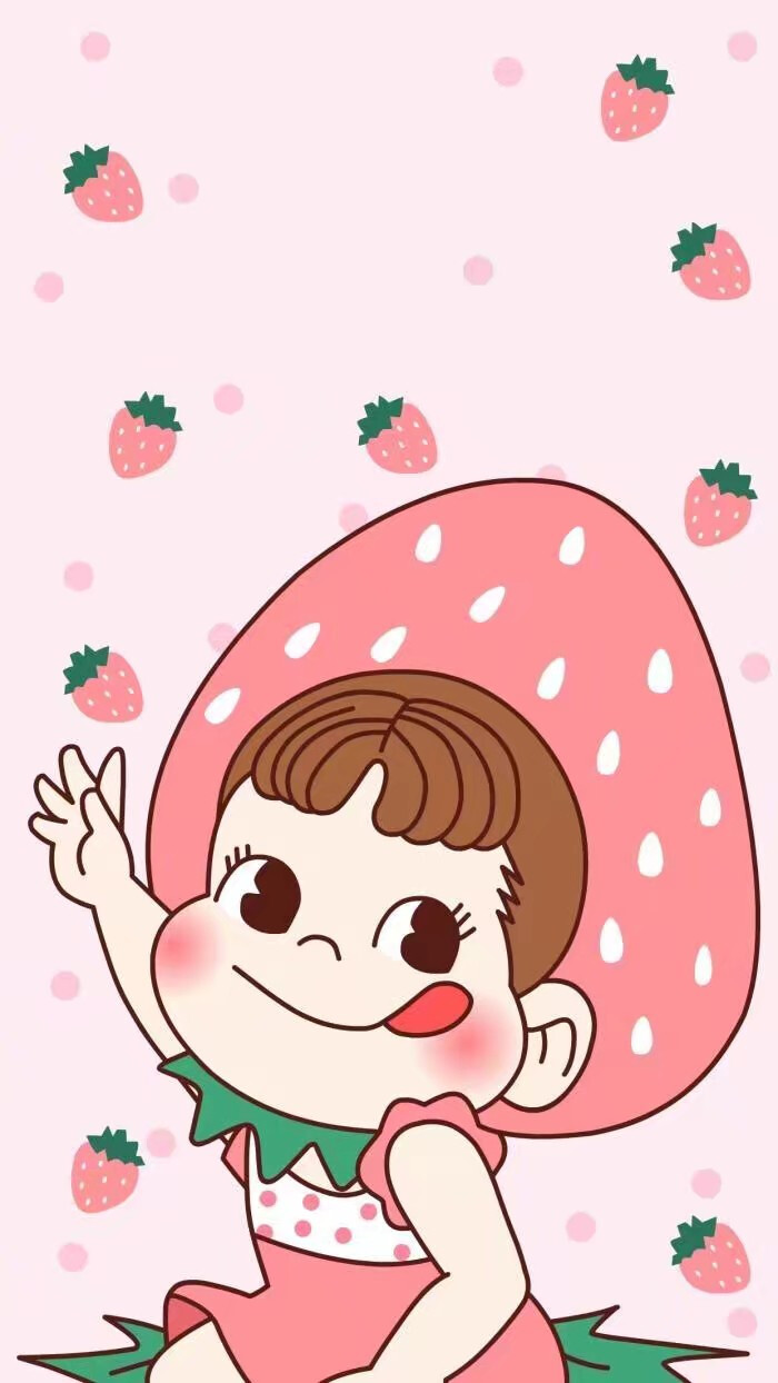 少女心壁纸 不二家草莓