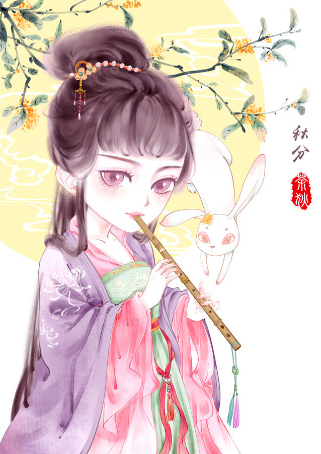 【古风美人】#二十四节气# 作者:茶狄