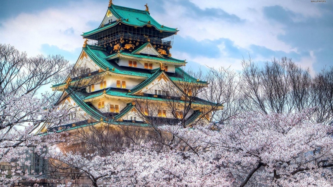 素材-日本风景-城堡