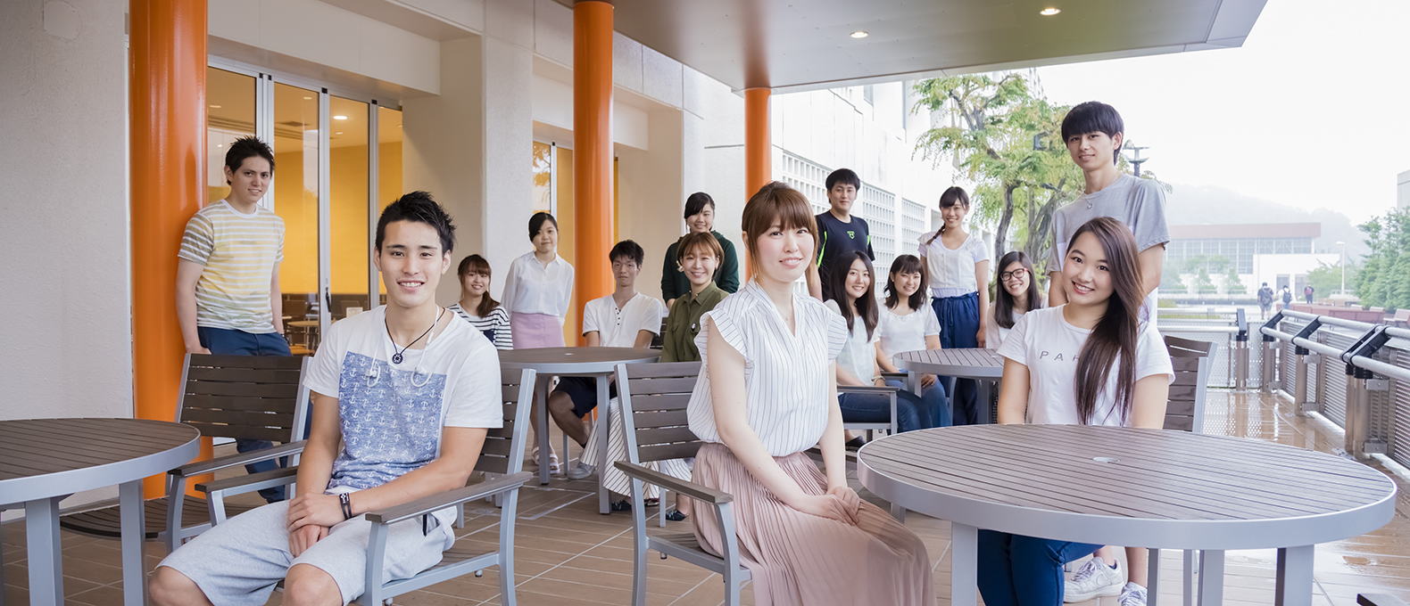 日本大学的校园风景