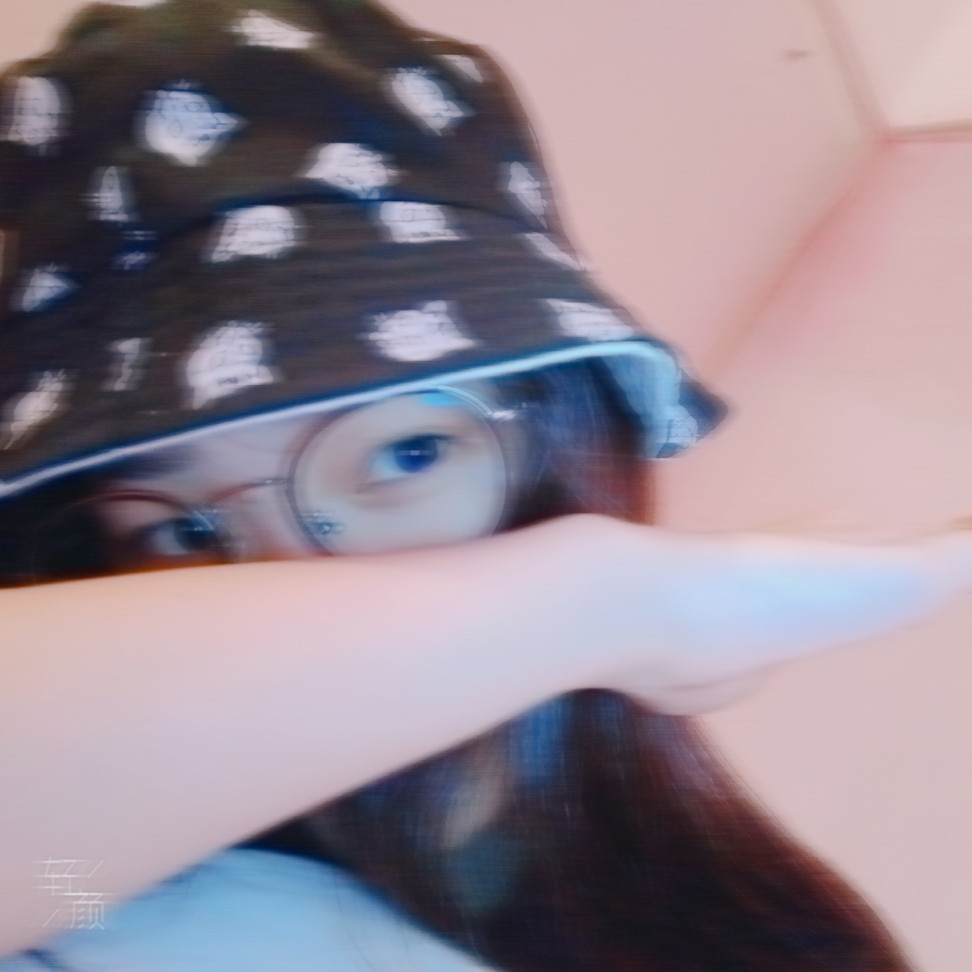 女生头像 遮脸 眼镜