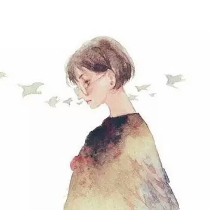 「情侣头像」眼睛为她下着雨,心却为她打着伞,这就是爱情.