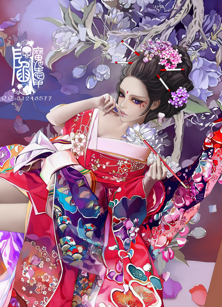 【古风美人】#艺伎# 作者:绯澜