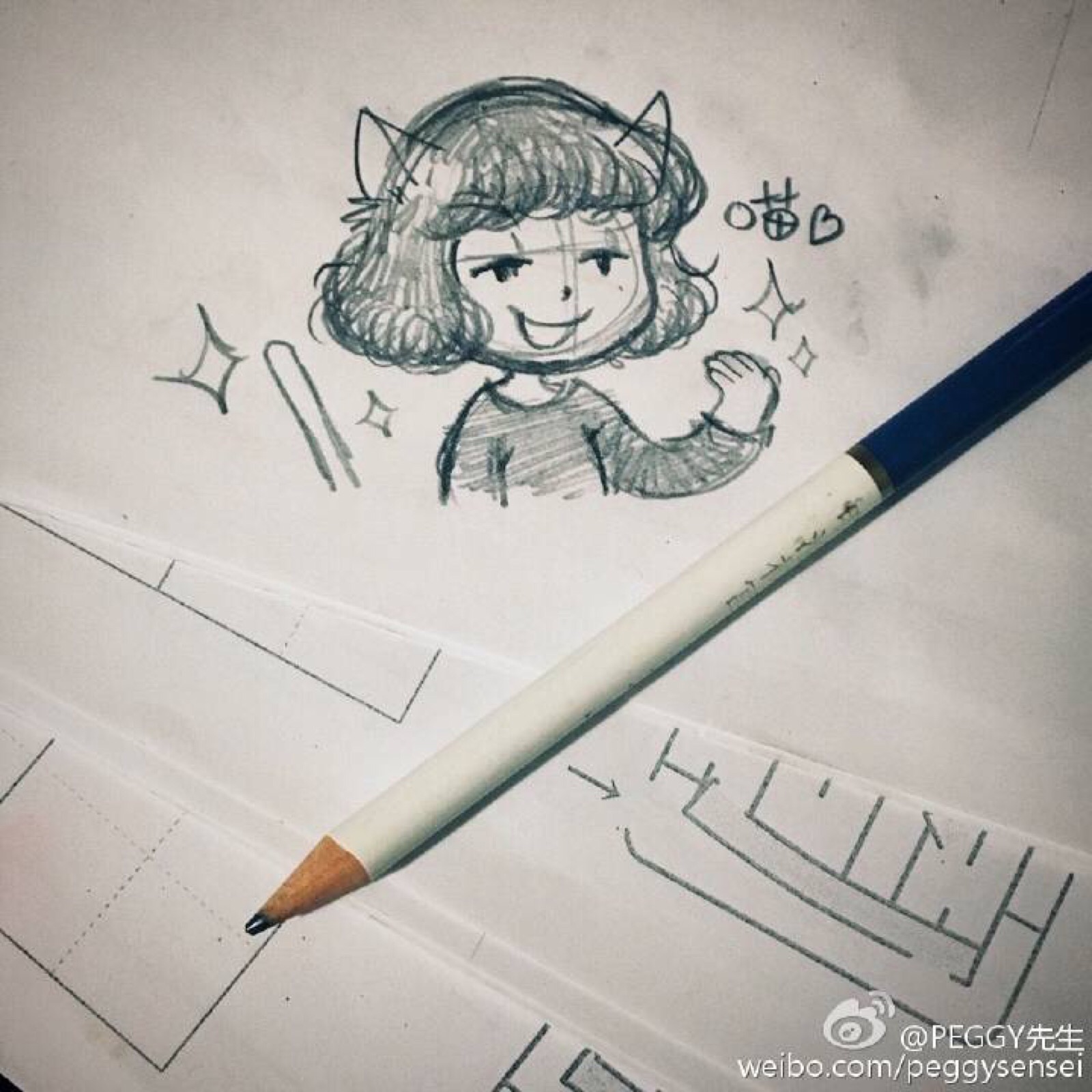 手绘 卡通画