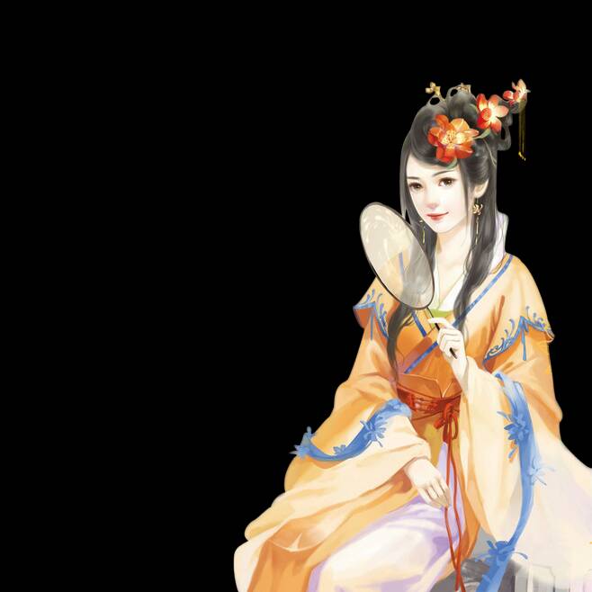 古风人物/女  出处不详,侵权私信,必删>  @菩提月 收集> ps:三张黑底