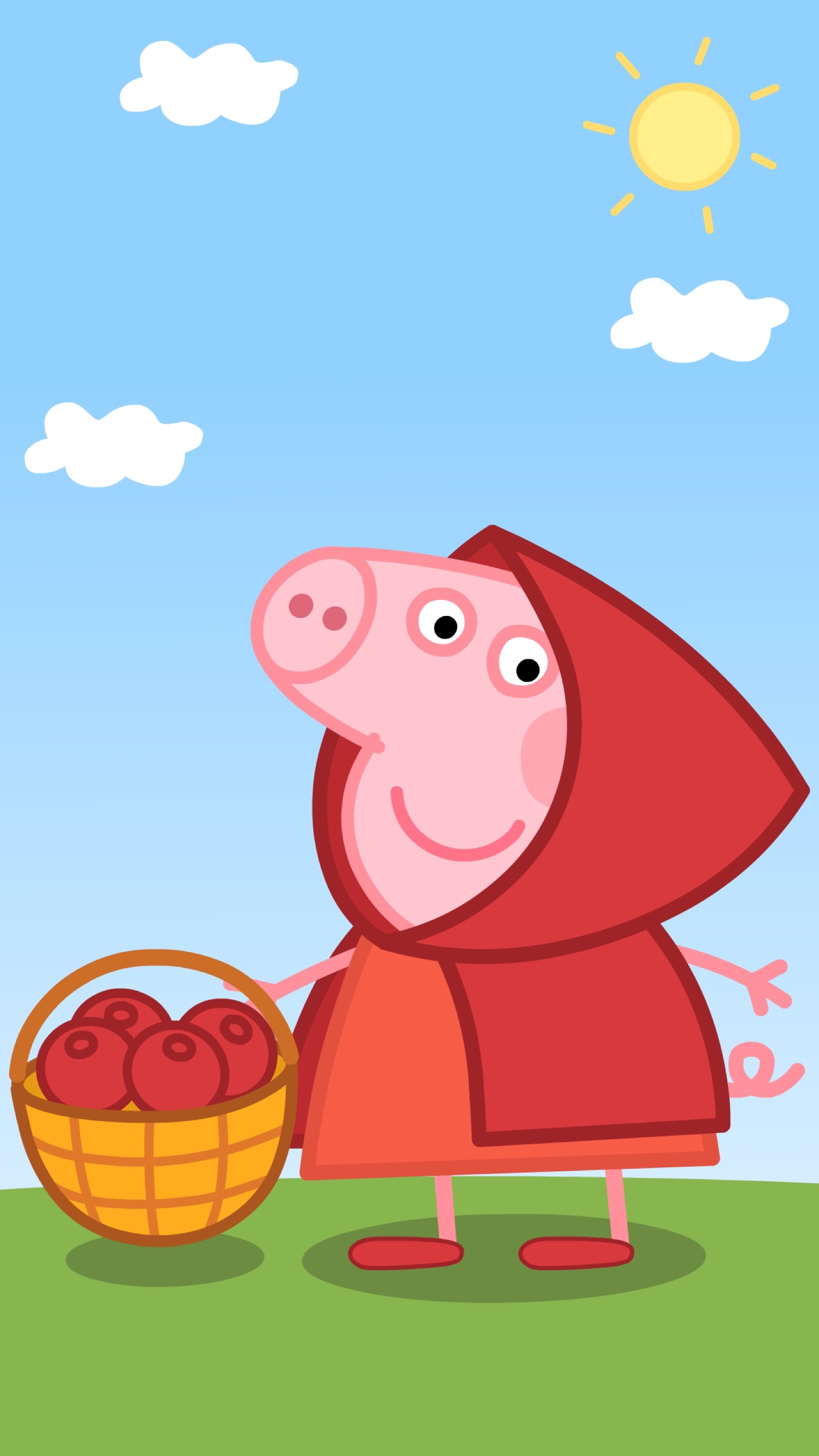 iphone 壁纸 小猪佩琪 peppa pig