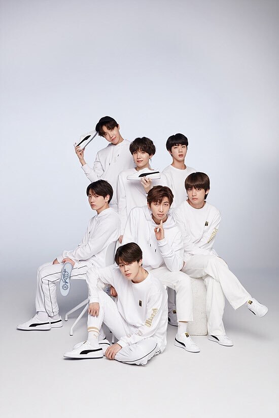 bts 防弹少年团 bts×puma