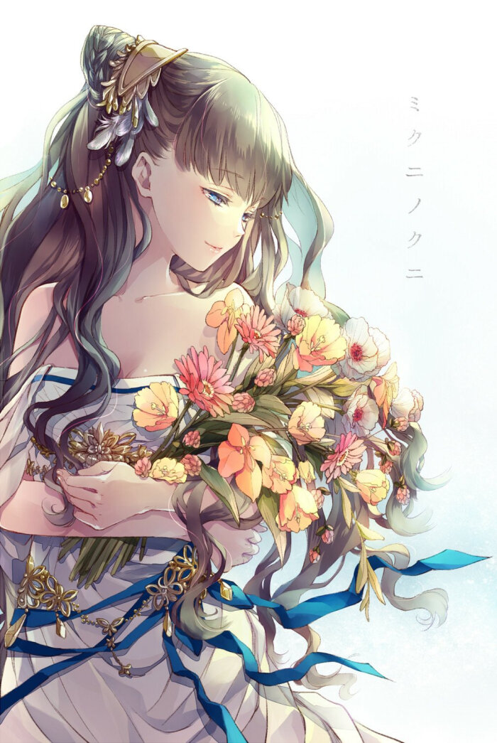 动漫图:(婚纱少女#壁纸)*