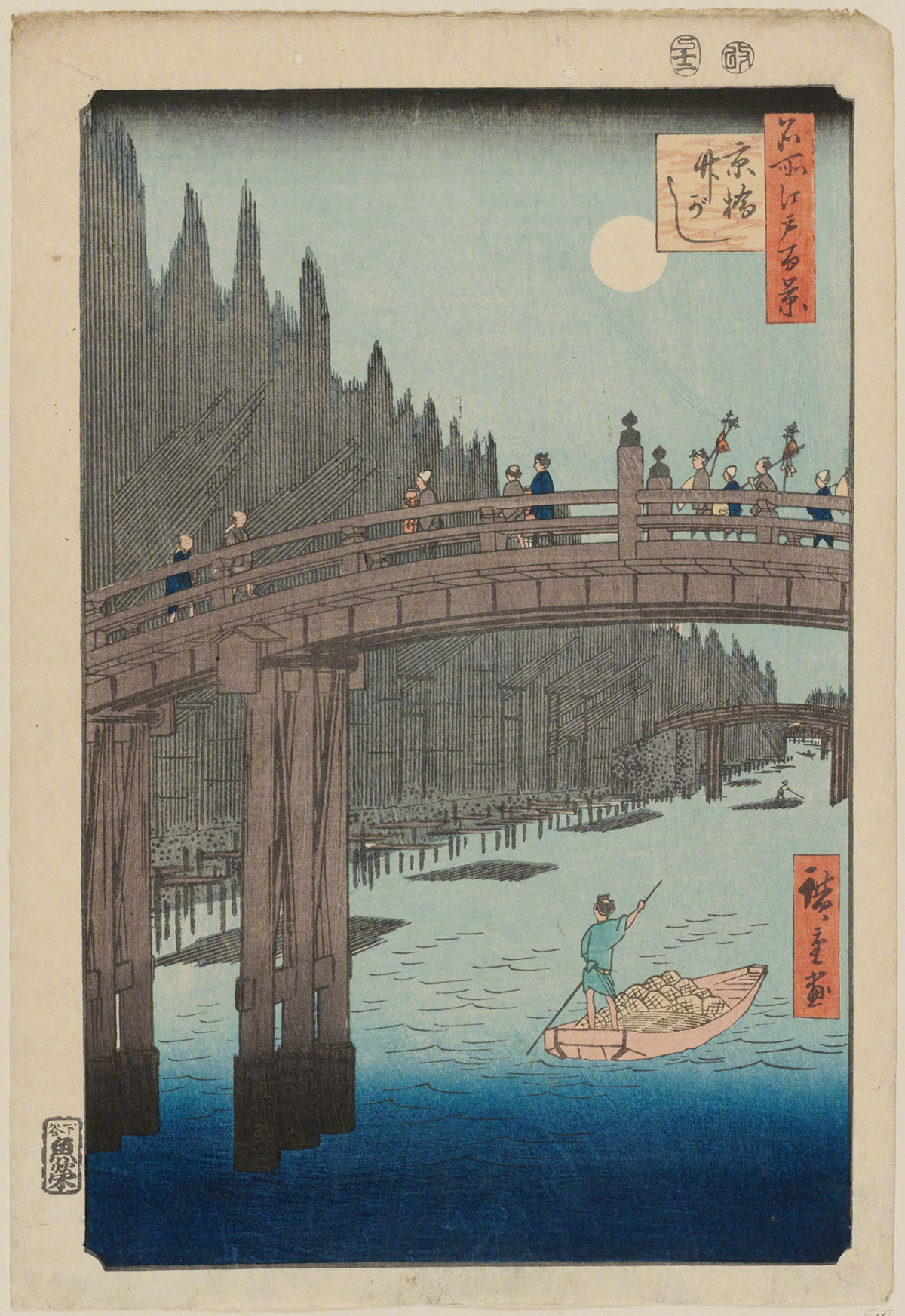 浮世绘绘画大师 歌川广重(utagawa hiroshige) 作品一组 | 年轻时从师