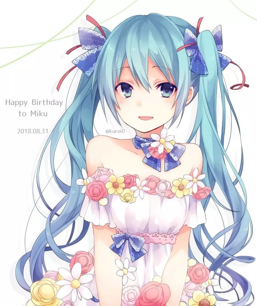 初音未来『十一周年生日贺图』pixiv