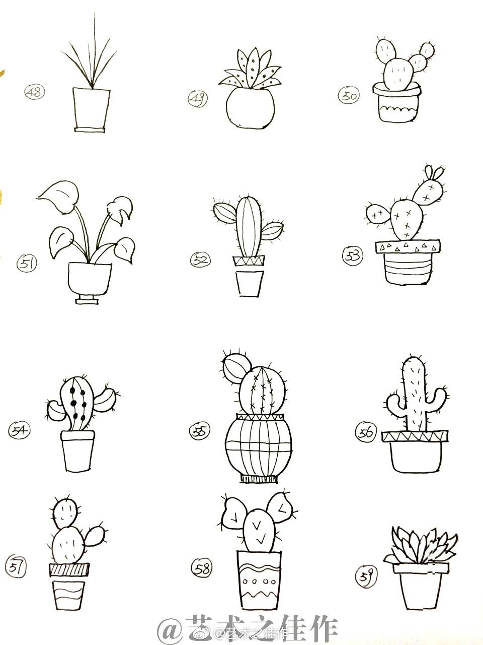 植物 手绘 素材