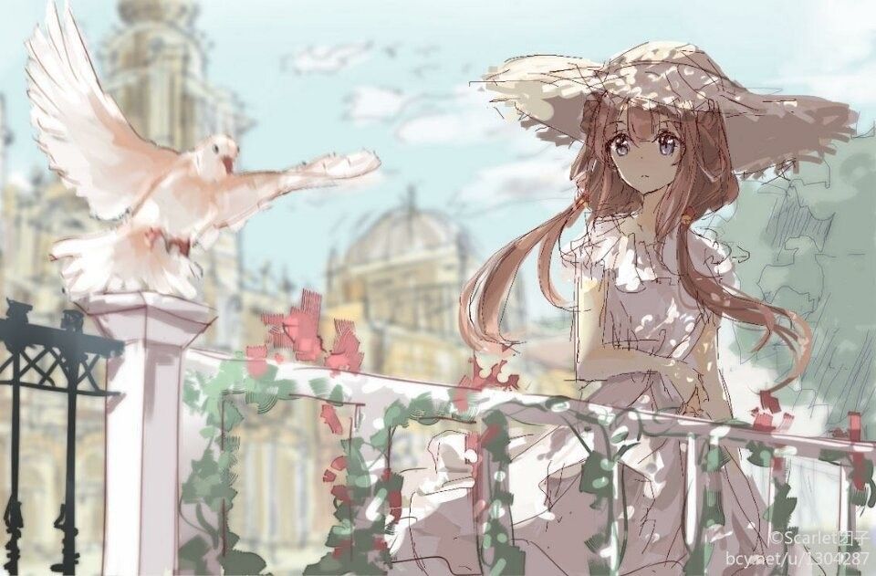 二次元#精致二次元动漫女图