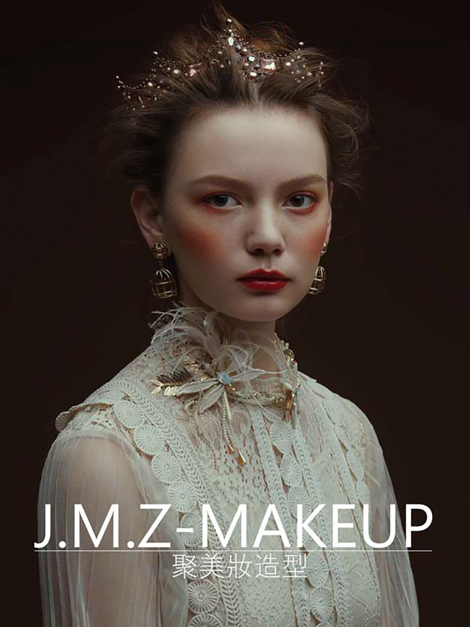 jmz-作品_复古时尚_油画_妆容_作品_黑光图库