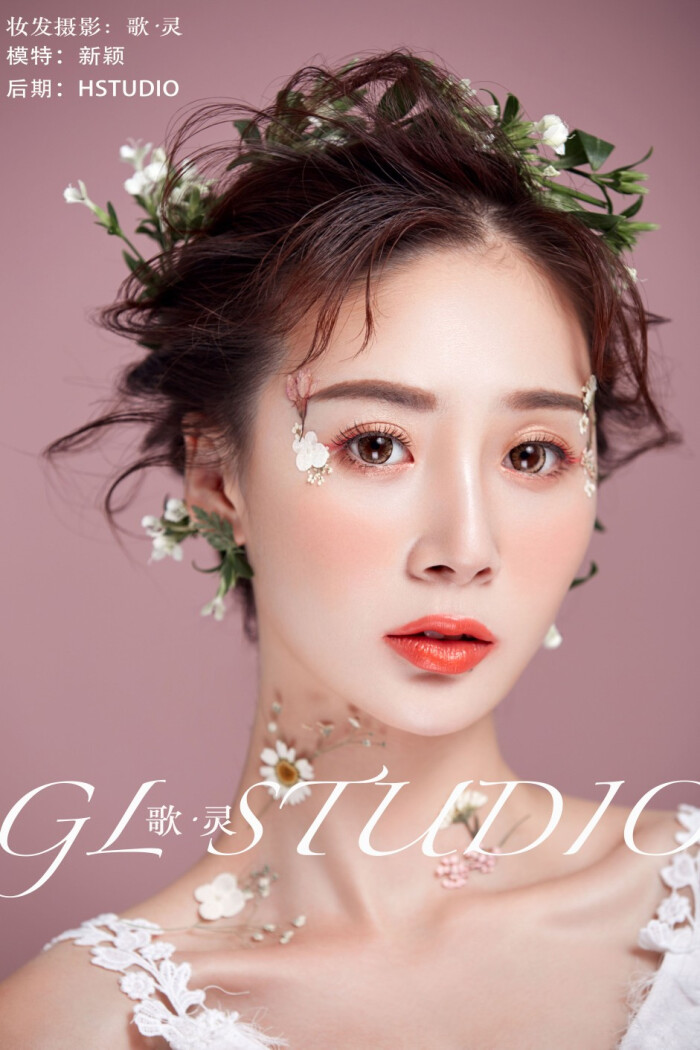 【歌灵潮妆】森系气质造型_美妆造型_作品_黑光图库