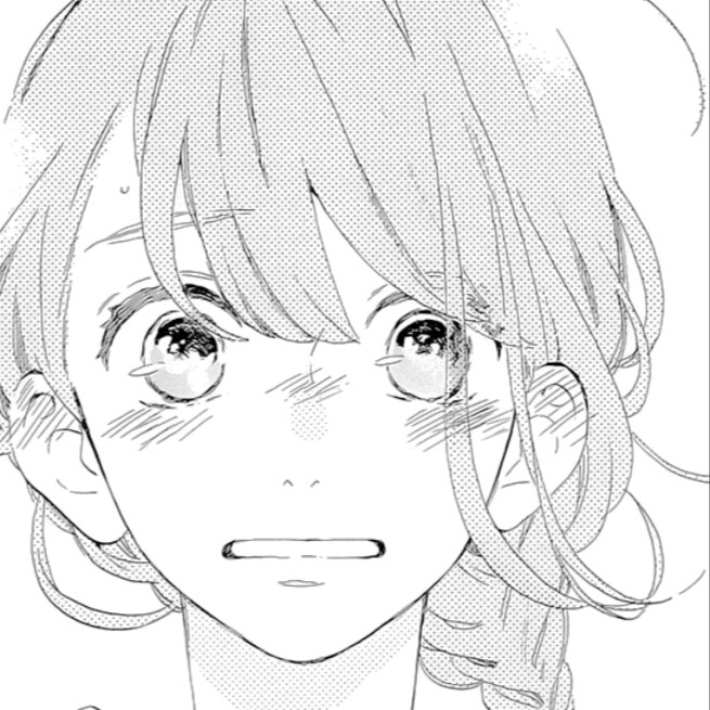 黑白漫画头像女
