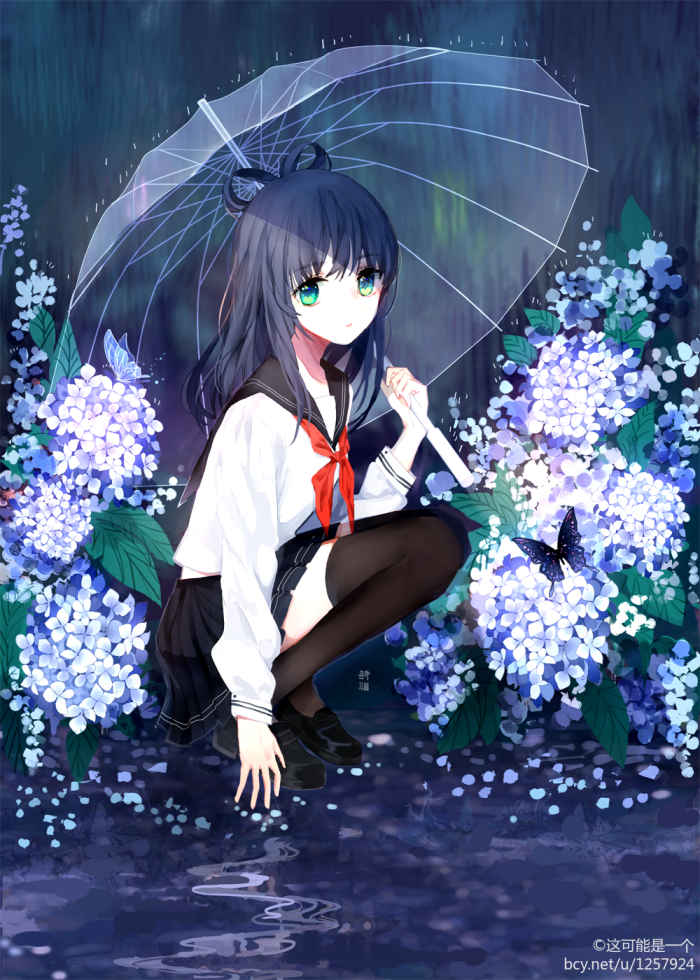 适合做网易歌单封面 唯美 二次元 动漫 少女