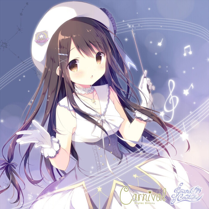 唯美 动漫 二次元 适合用作网易歌单封面 少女