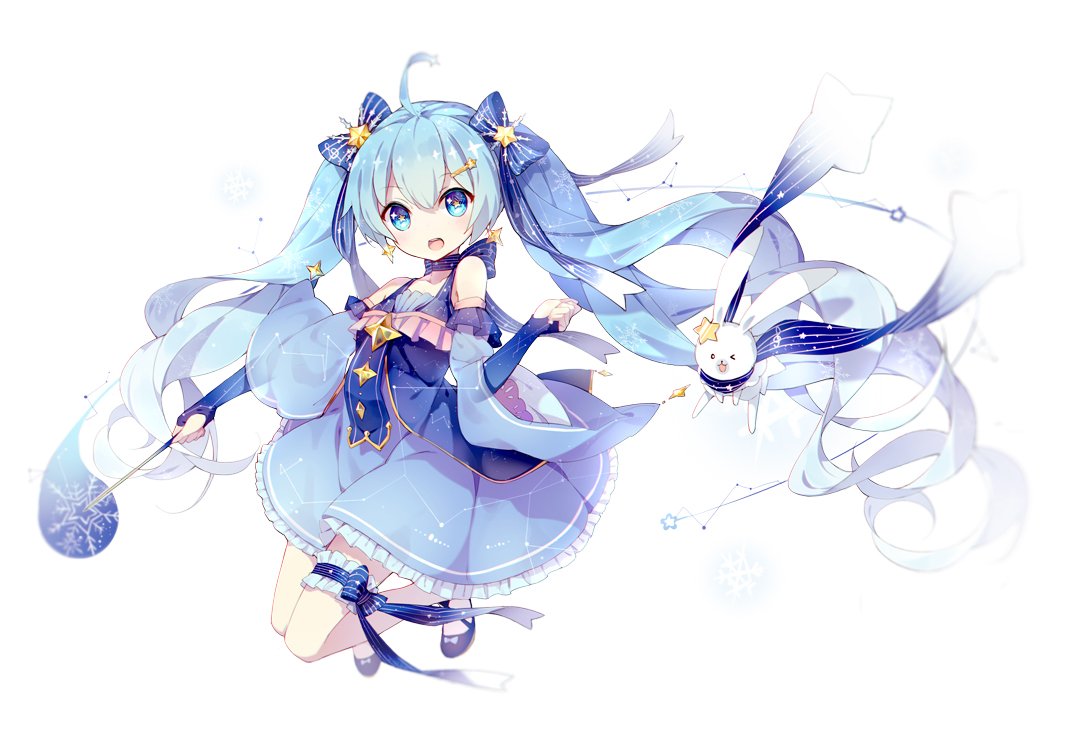 动漫图:(双马尾#初音)*