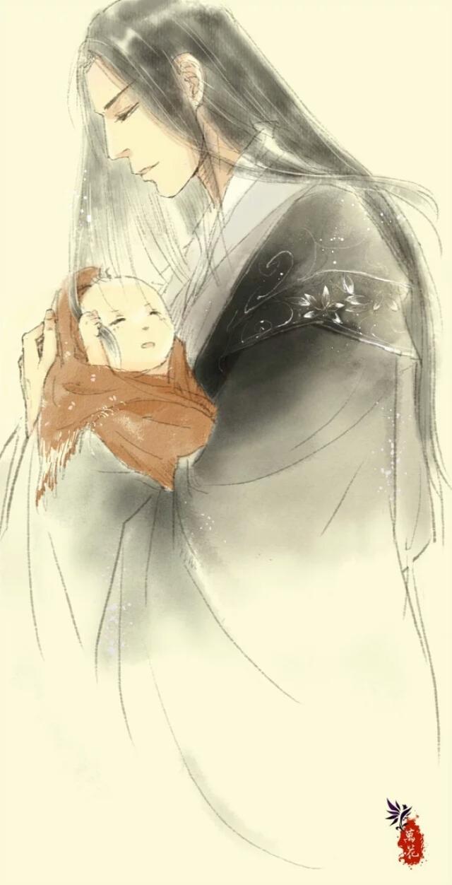 古风#人物#下雨#亭下#一家#愿天下有情人终成眷属
