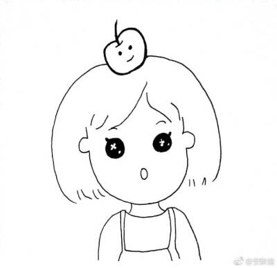 情侣头像 简笔画 手绘 头像 简约 男女