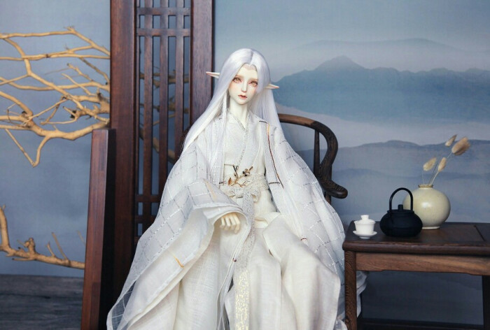 古风美男 sd娃娃 bjd 玩具 人偶 壁纸 萌物