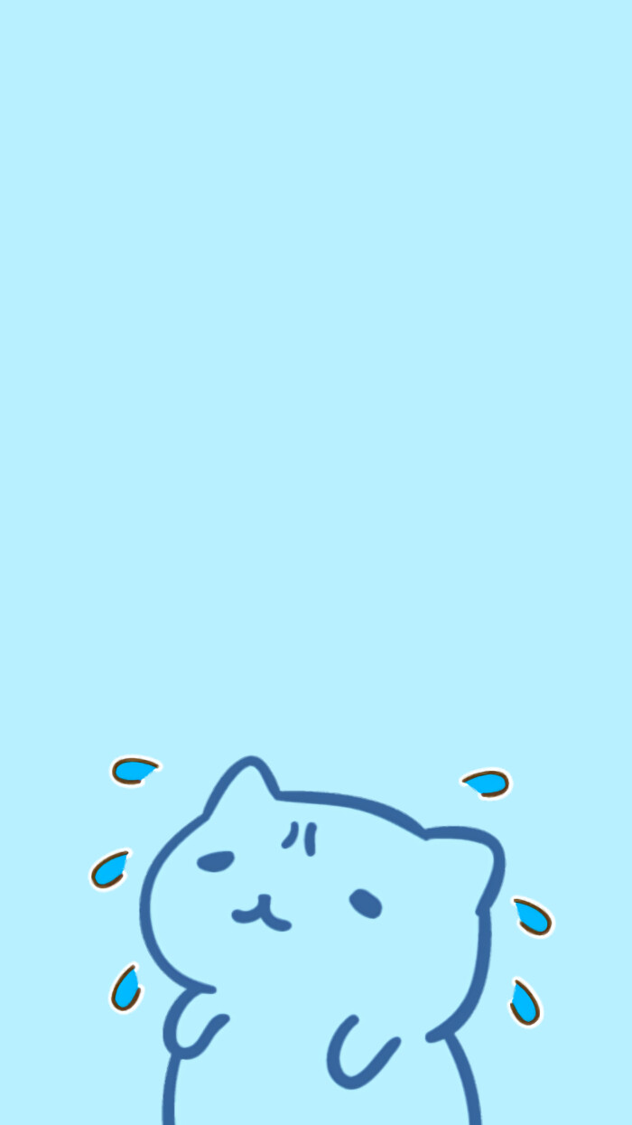 可爱手绘小猫咪