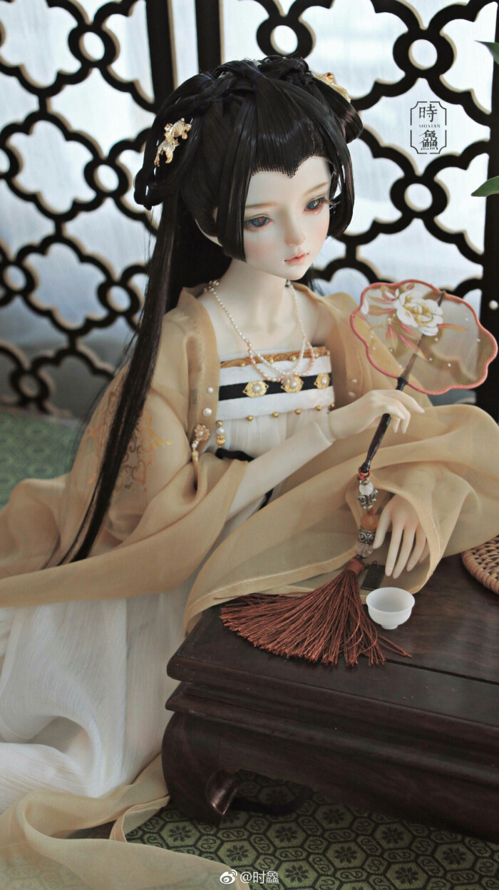 古风美人 sd娃娃 bjd 玩具 人偶 壁纸 萌物