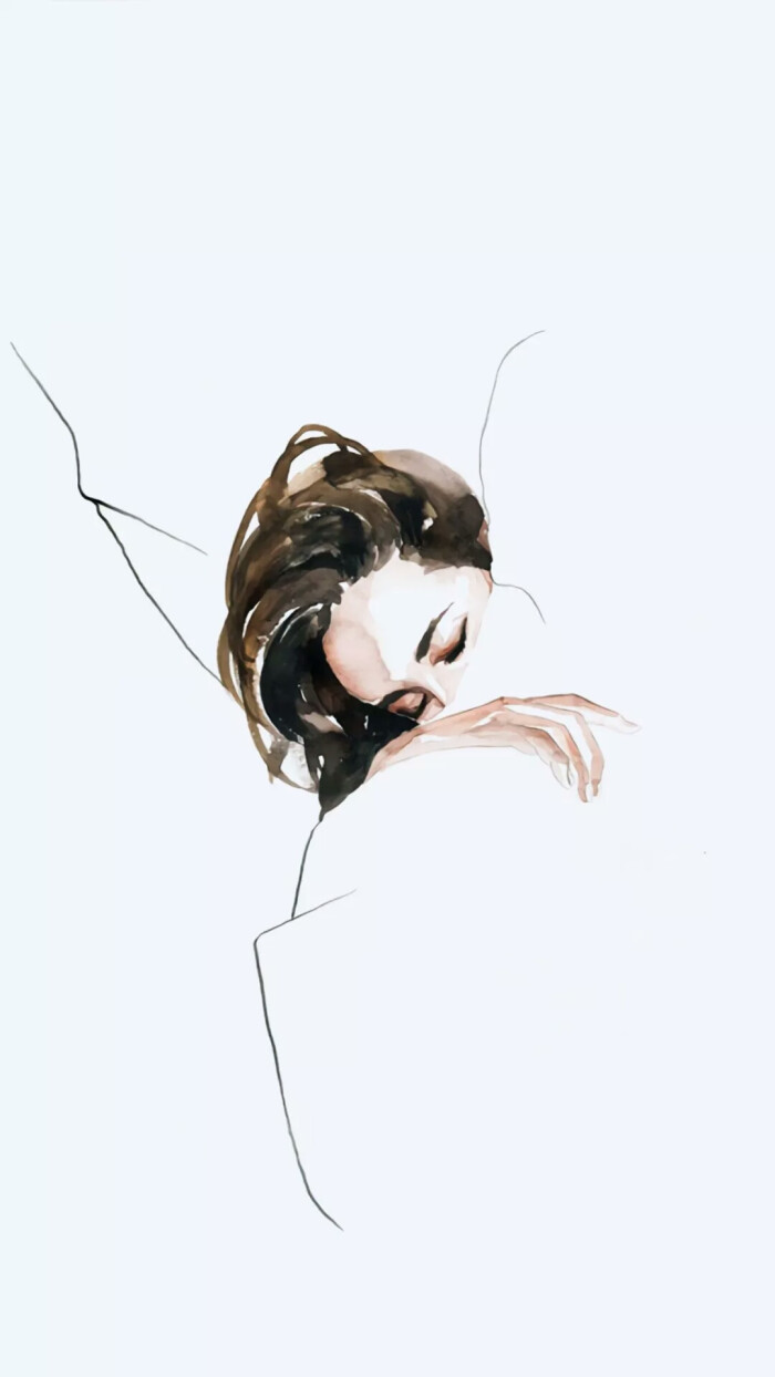个性美女插画