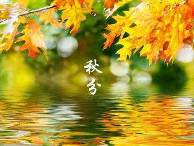 【 今日 · 秋分 】--- " 秋分意味着正式进入秋季,是农历24四节气中