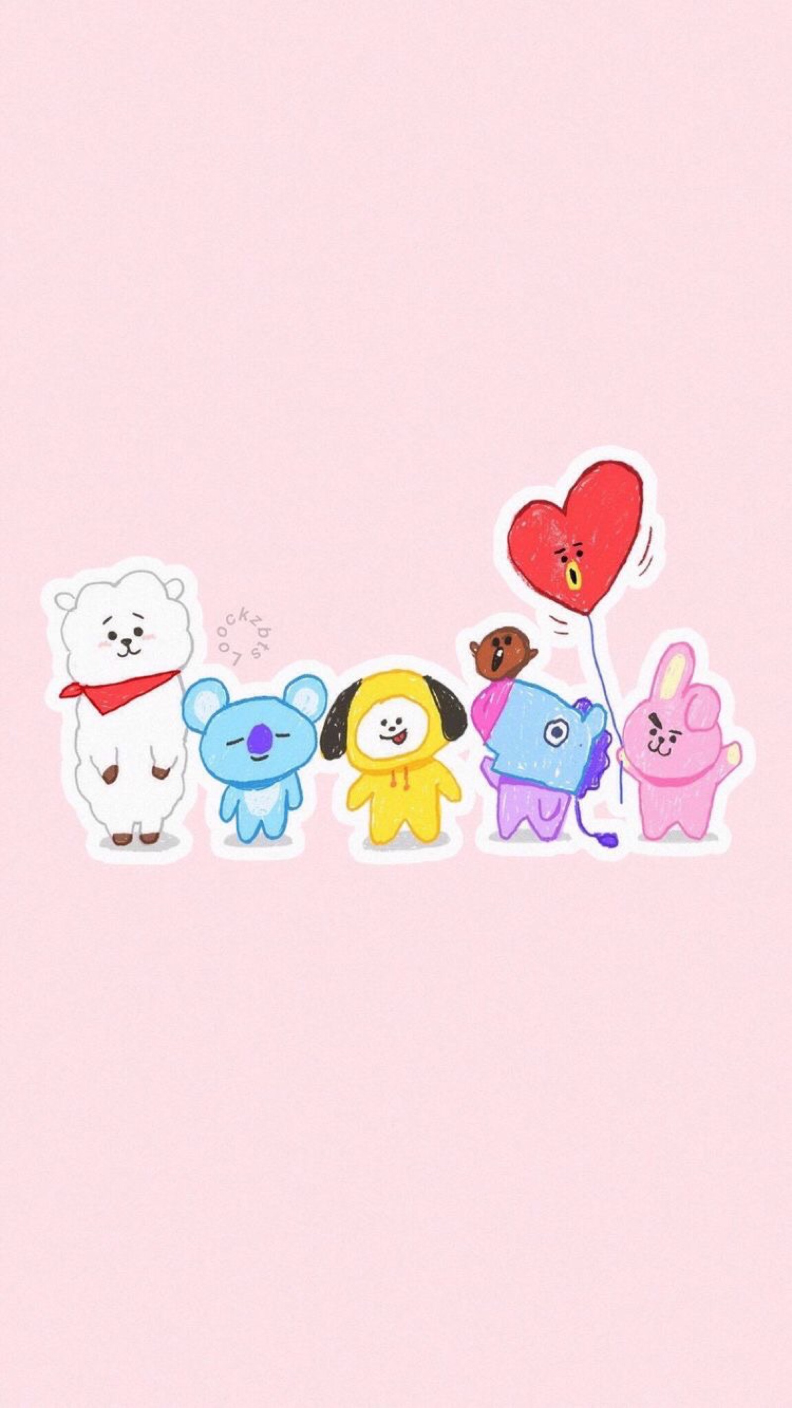 bt21 壁纸 tata