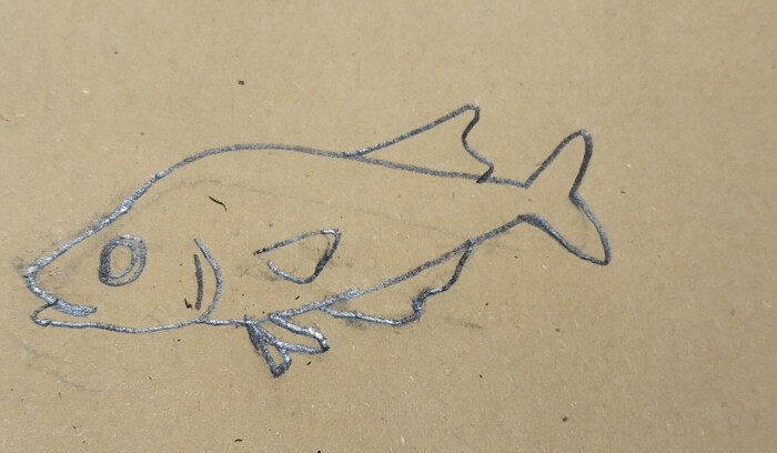 作品:鱼绘画:小甜儿