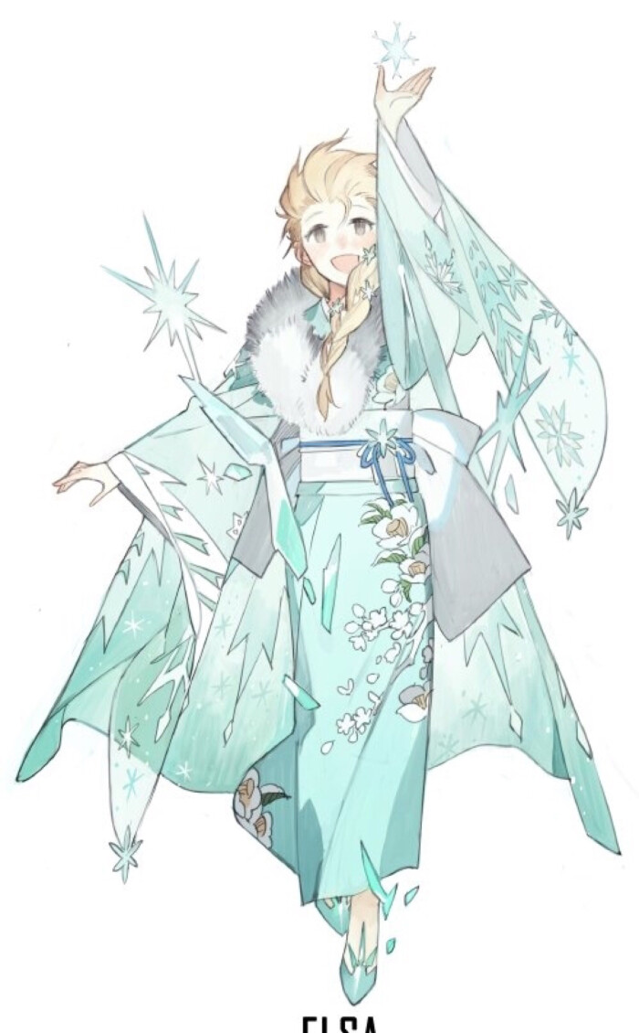 迪士尼公主和服