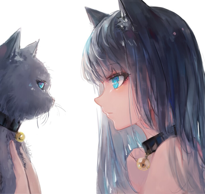 少女绘图# 黑猫画师:kisei2