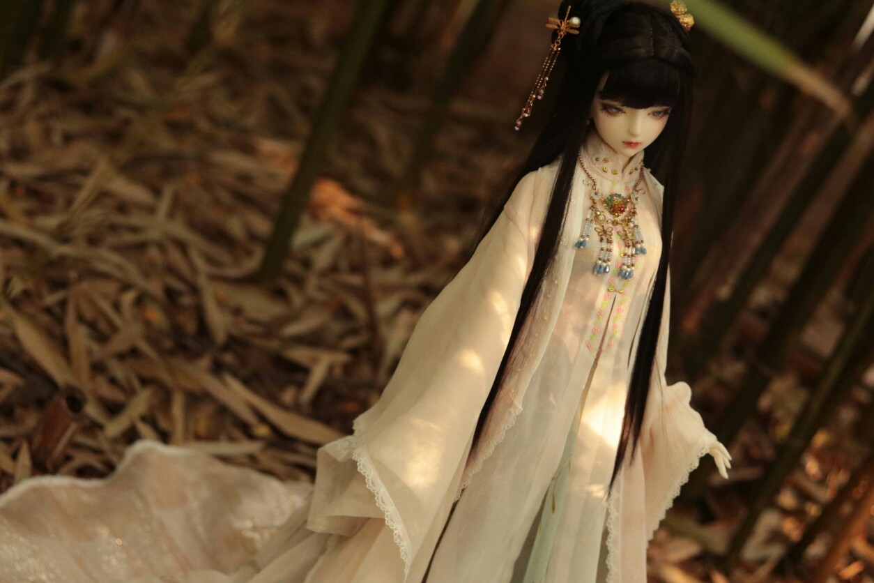 古风美人 sd娃娃 bjd 玩具 人偶 壁纸 萌物