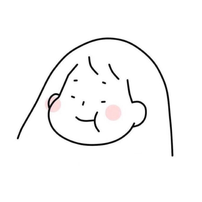 简笔画头像.超萌