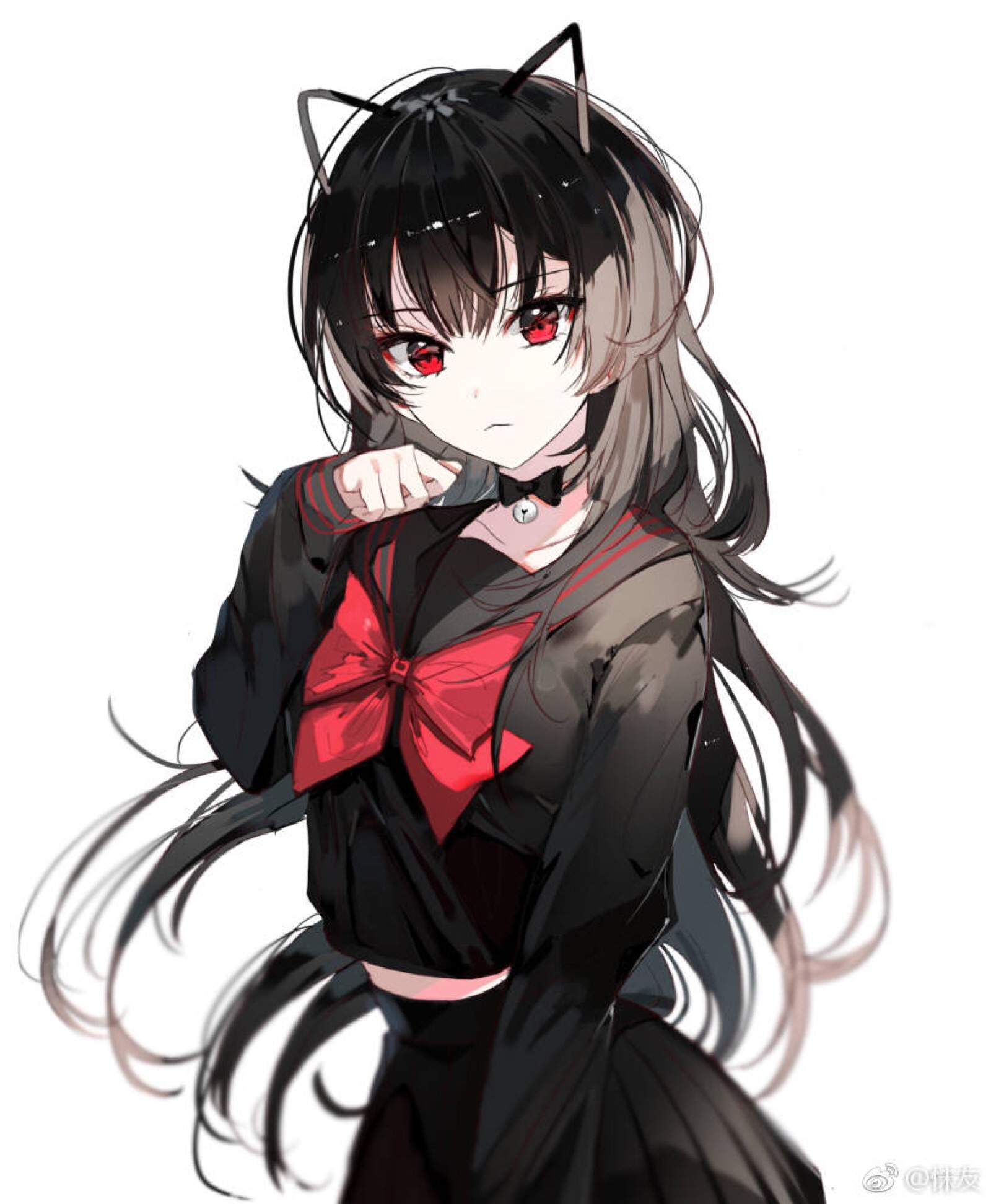 谁家的猫掉了动漫女生