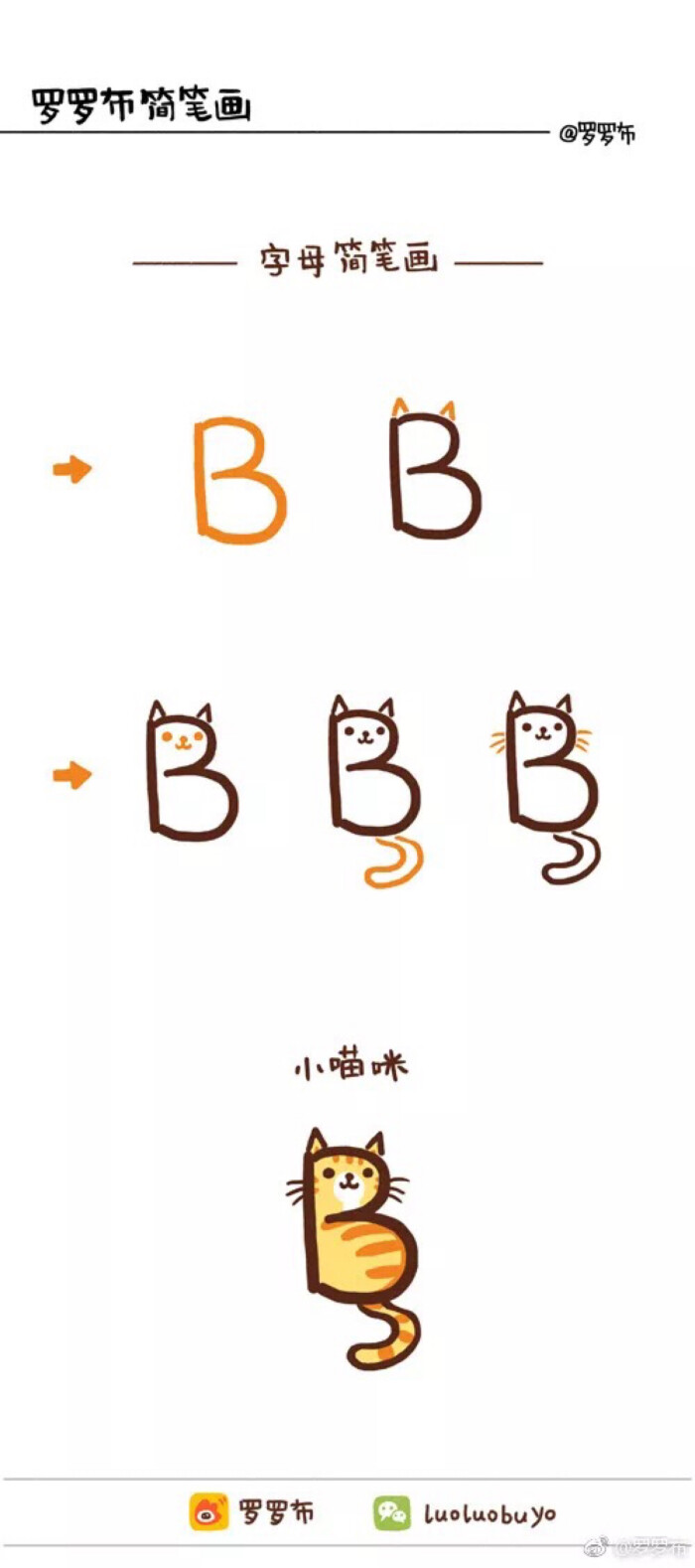 用字母画小动物
