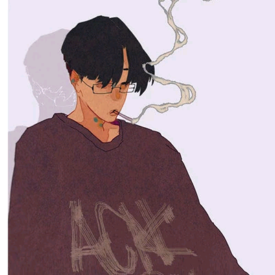 男头 颓废 丧