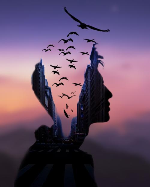 双重曝光—摄影技巧