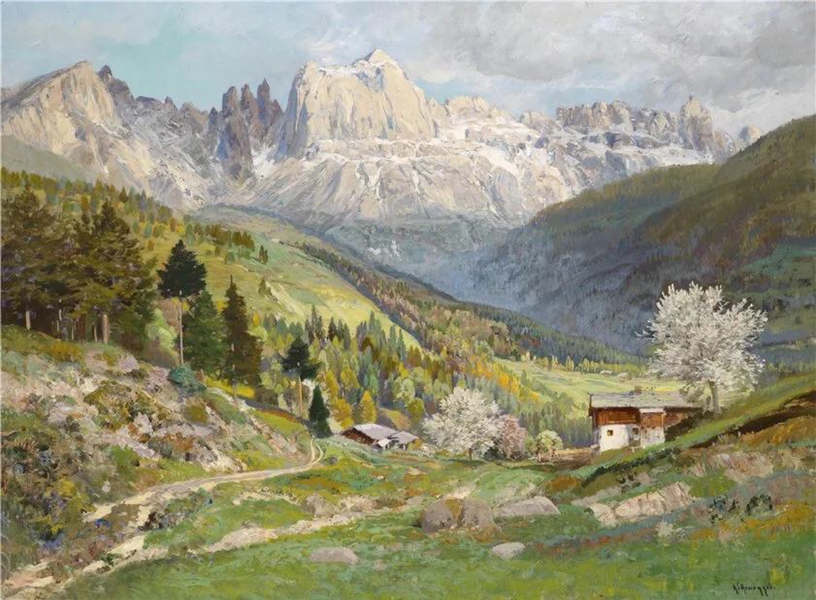 澳大利亚画家|alois arnegger 的季节油画