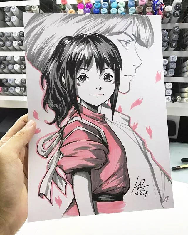 马克笔手绘动漫人物 新加坡插画师 artgerm