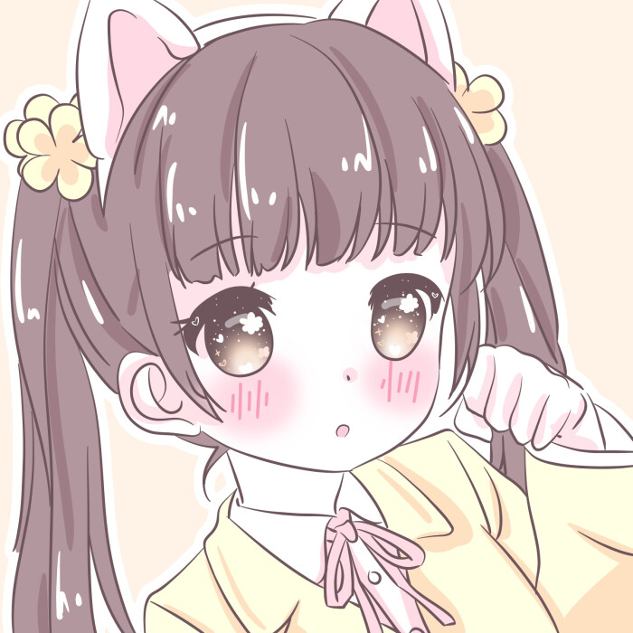 自描 团头 小埋 可爱 女头 动漫