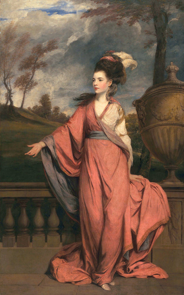 英国18世纪肖像画家sir joshua reynolds,英国皇家美术学院的创办人.