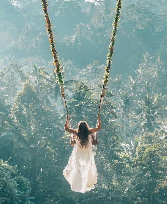 巴厘岛 bali swing 网红秋千!