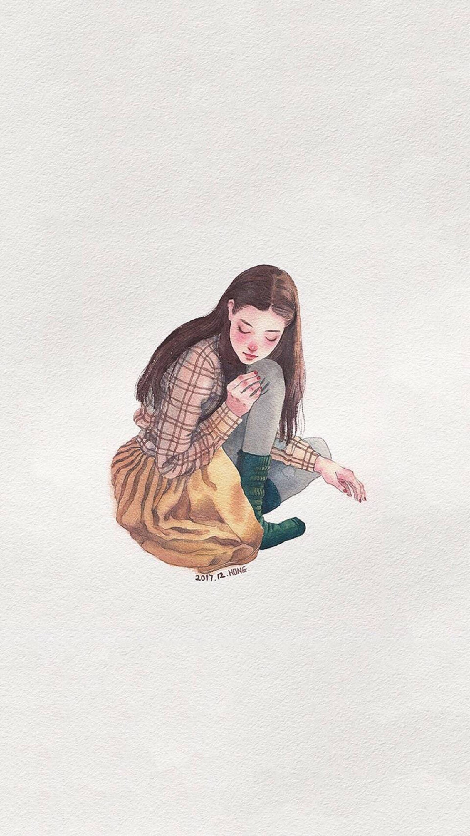 文艺女生壁纸