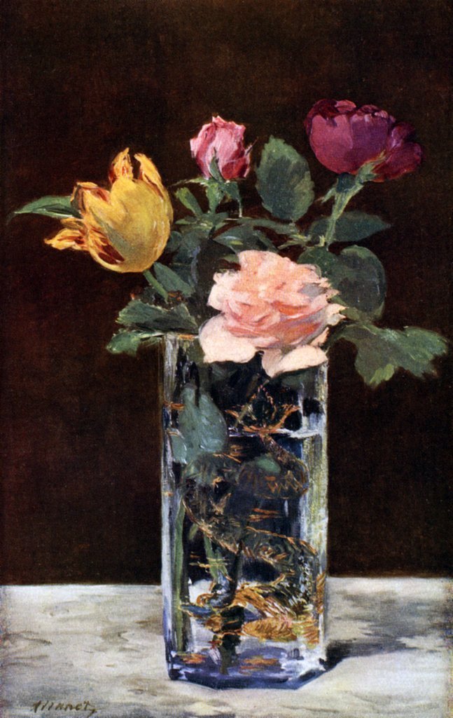 镜水淡花/edouard manet